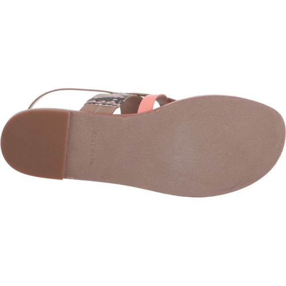 🤎Cole Haan🤎Finley Grand Sandal, size 7.5, Python Multi Print - Picture 8 of 17